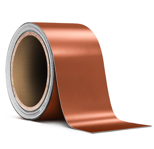 VViViD Satin Rose Gold Chrome Powder Metallic Pinstripe Vinyl Tape Roll (2    x 25ft)